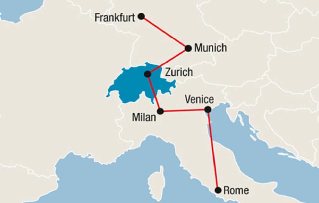 Togferie Italien Schweiz Tyskland Togferie Tag Rundrejse Med Tog Jeresferie Dk